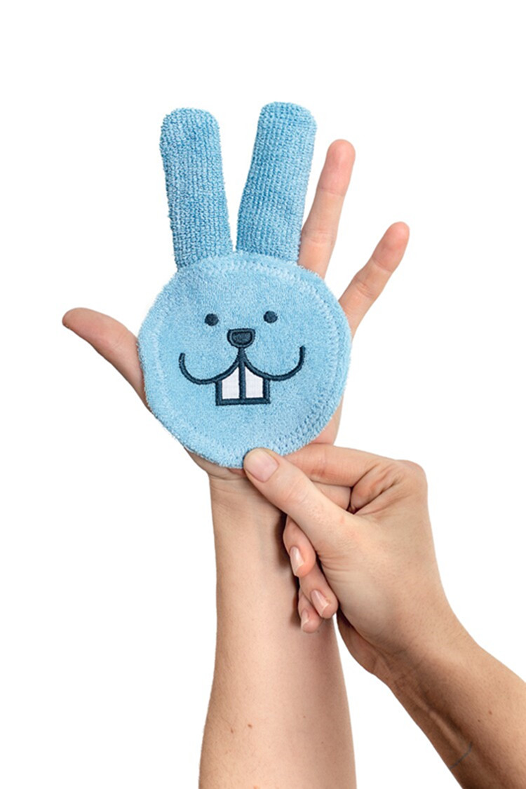 mam洗牙兔子指套口腔清洁口腔 按摩牙龈 擦洗牙兔子