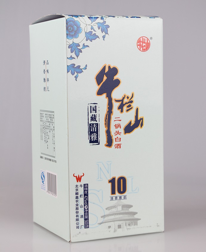 牛栏山国藏清雅二锅头白酒 (十年)500ml